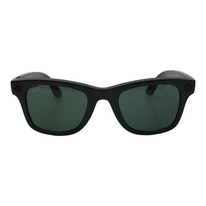 Black Wayfarer Smart Glasses