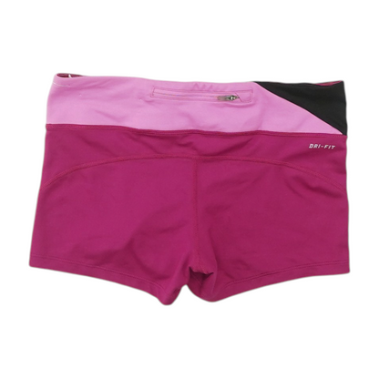 Magenta Solid Active Shorts