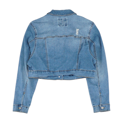 Blue Plus Solid Denim Jacket