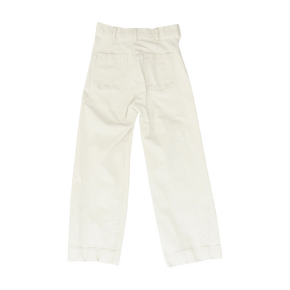 Beige Wide Leg Jeans