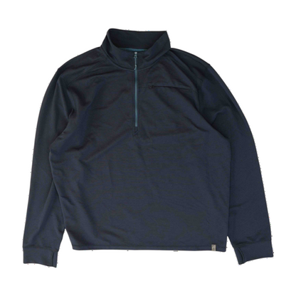 Navy Solid 1/4 Zip Pullover