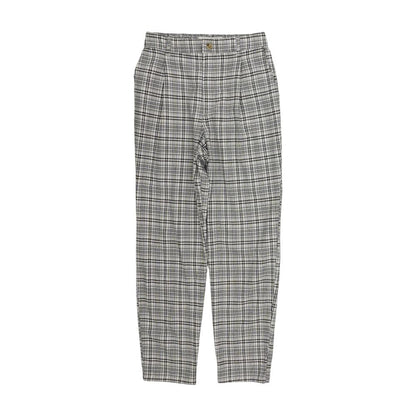 Black Plaid Dress Pants