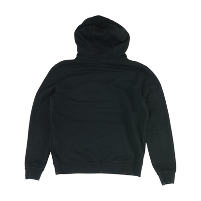 Black Solid Hoodie Pullover