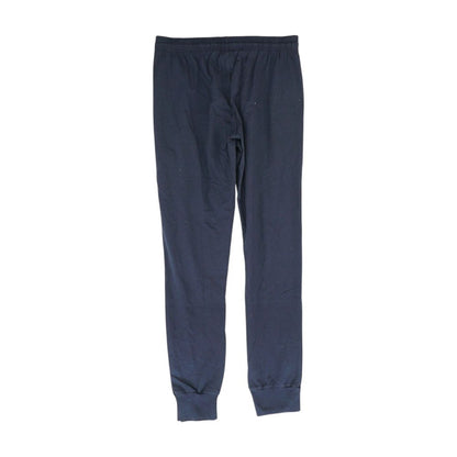 Navy Solid Active Pants
