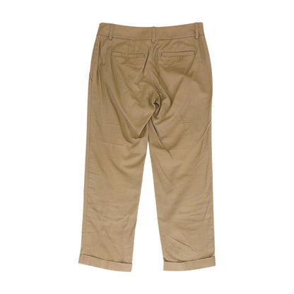 Tan Solid Pants