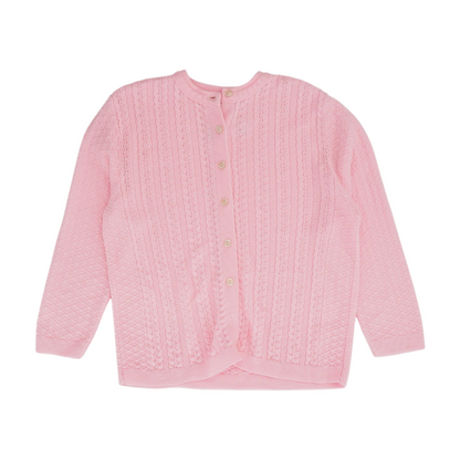 Vintage Pink Cardigan Sweater