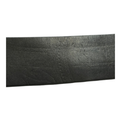 Leather Belt with Ornate Buckle