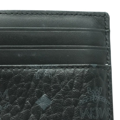 Mini Card Case in Black Visetos