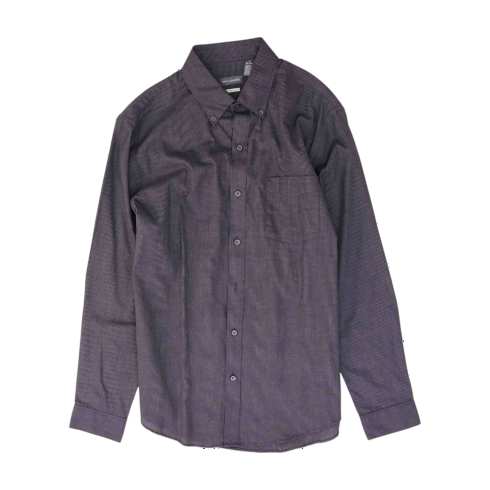 Multi Houndstooth Long Sleeve Button Down