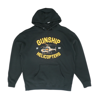 Black Solid Hoodie Pullover