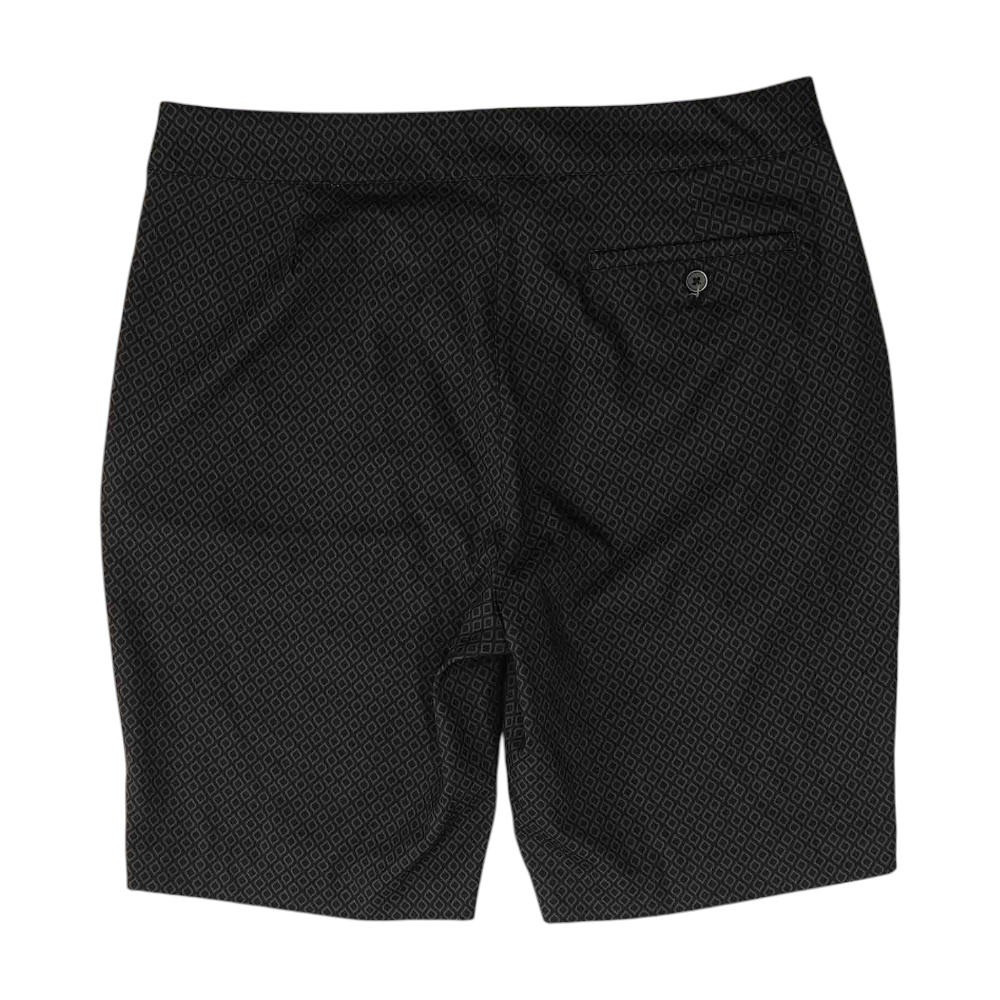 Charcoal Print Chino / Khaki Shorts