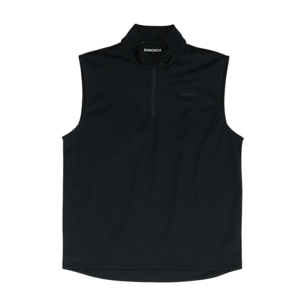 Black Solid Vest