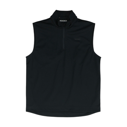 Black Solid Vest