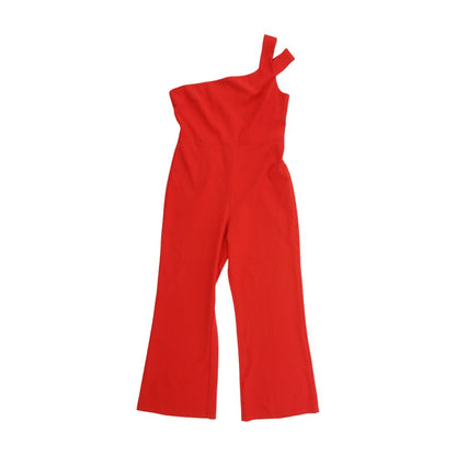 Red Solid Jumpsuit