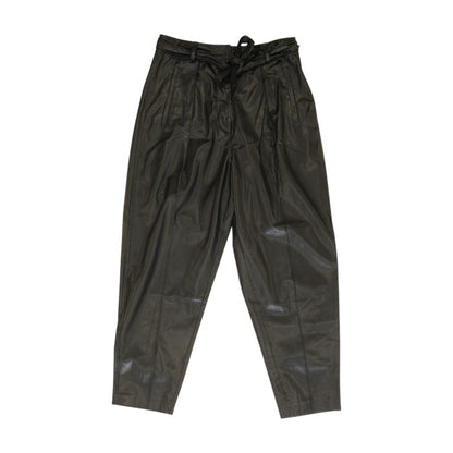 Black Solid Pants