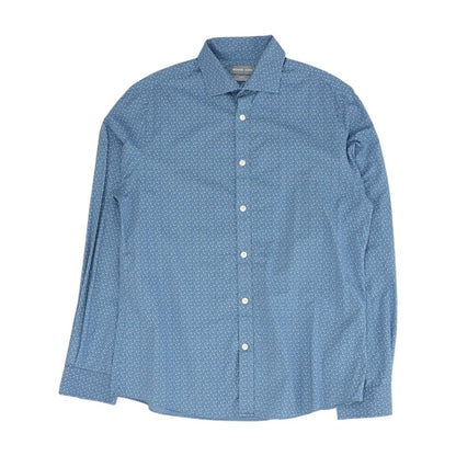 Blue Misc Long Sleeve Button Down