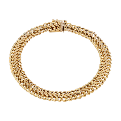 14K Yellow Gold Chain Bracelet