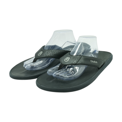 Black Flip-Flop Sandals