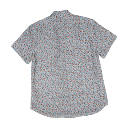 Multi Floral Short Sleeve Button Down