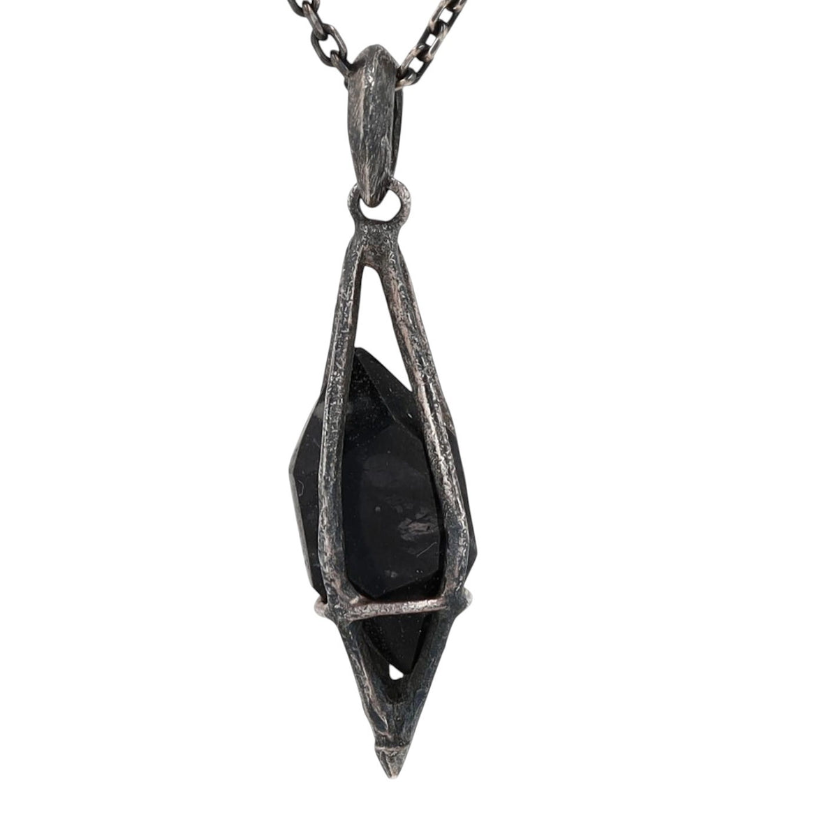 Sterling Silver Quartz Pendant Necklace