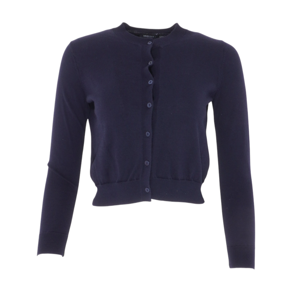 Navy Cardigan Sweater