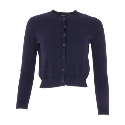 Navy Cardigan Sweater