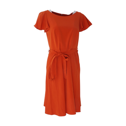 Orange Midi Dress
