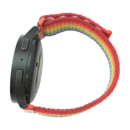 45mm Galaxy Watch5 Pro Black Smartwatch Rainbow Band Small