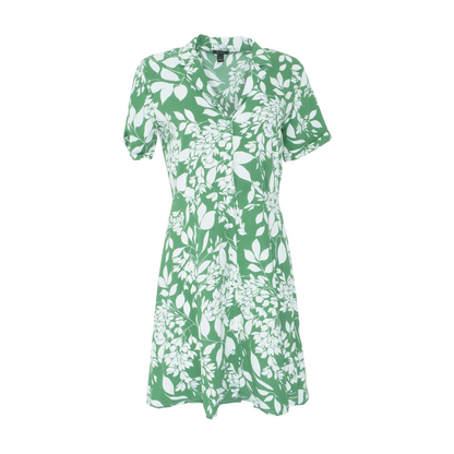Green Floral Mini Dress