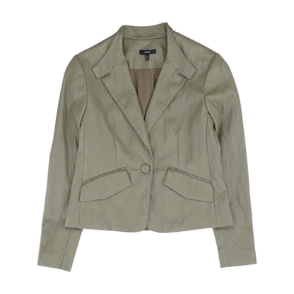 Brown Solid Blazer