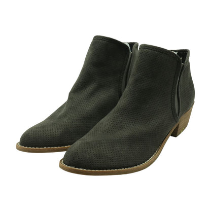 Gray Ankle Boots