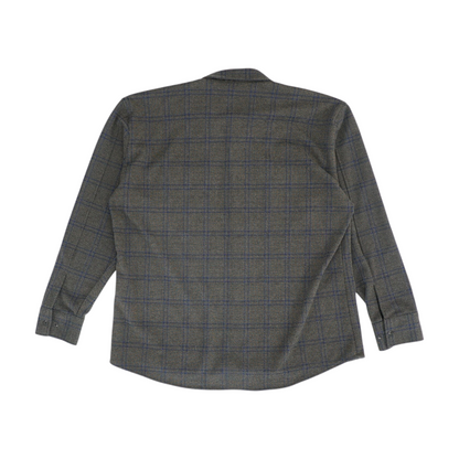 Brown Plaid Flannel Button Down