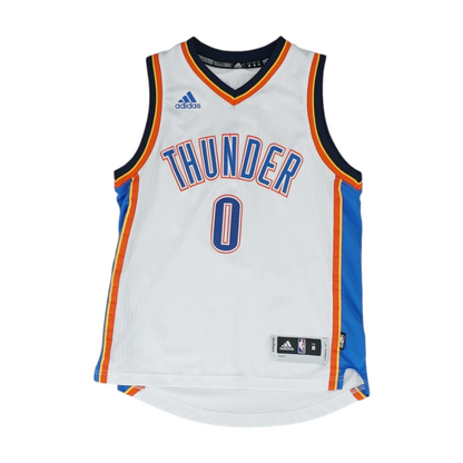 Boys' White Oklahoma City Thunder Sleeveless Jersey