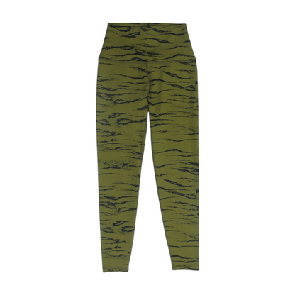 Green Animal Print Active Leggings