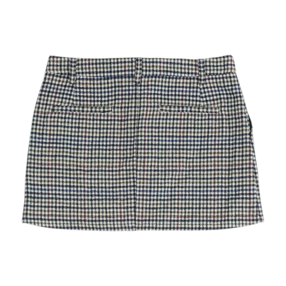 Multi Houndstooth Mini Skirt