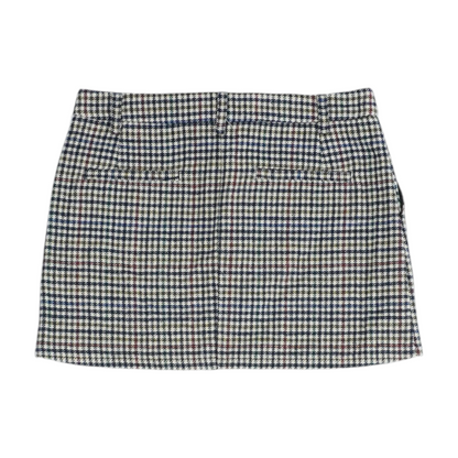 Multi Houndstooth Mini Skirt