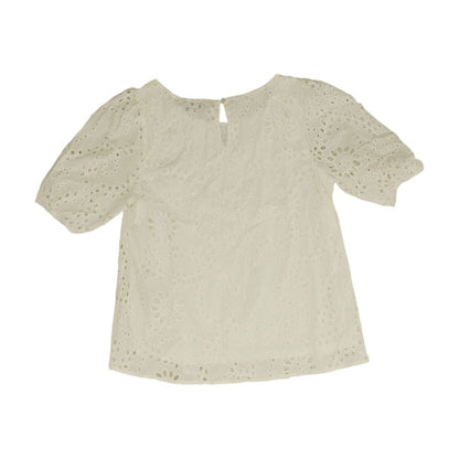 White Eyelet Blouse
