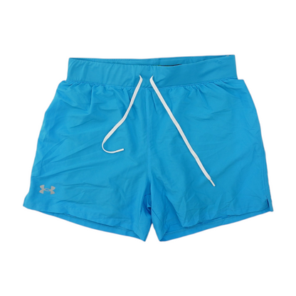 Blue Solid Active Shorts