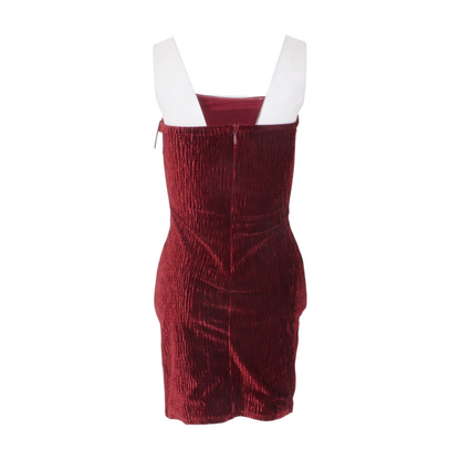 Maroon Mini Dress