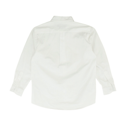 White Long Sleeve Button Down