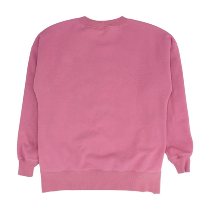 Pink Solid Sweatshirt Pullover