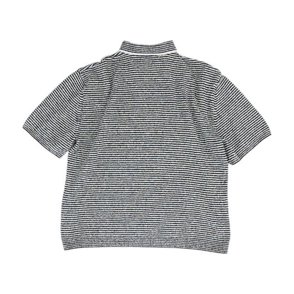 Black Striped Knit Top
