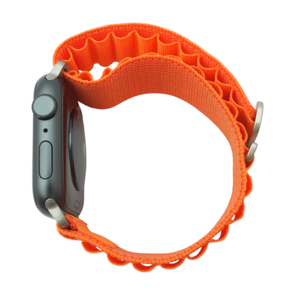 44mm Series SE Space Gray Smartwatch Orange Band M/L