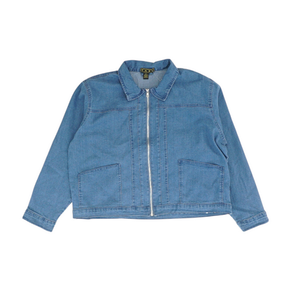 Blue Plus Solid Jacket