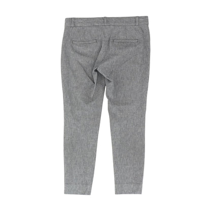Gray Solid Dress Pants