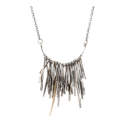 Sterling Silver Statement Necklace