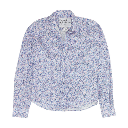 Blue Floral Button Down