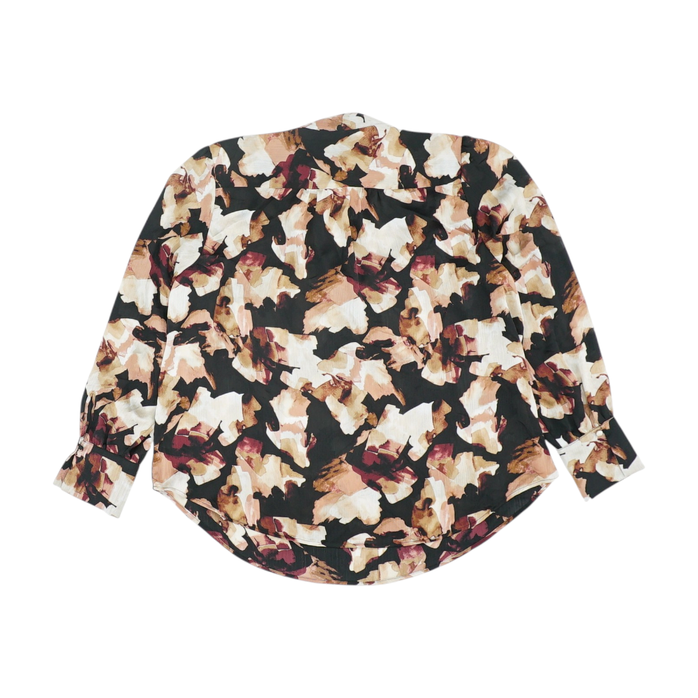 Black Floral Blouse