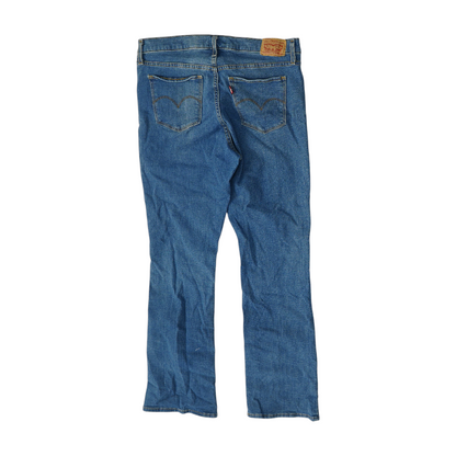 Blue Bootcut Jeans