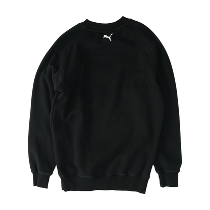 Black Print Sweatshirt Pullover